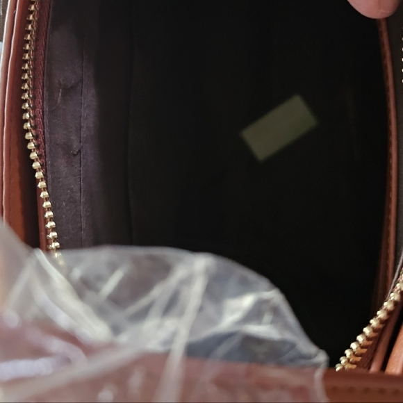 Orlandi Valentino. Brown Monogram Tote Bag. Brand new. - Picture 6 of 8